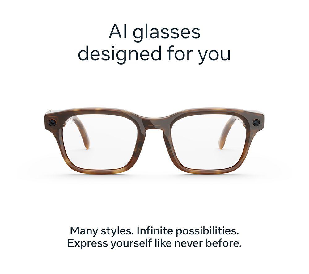 META Adventurer Smart Glasses - Classic Tortoise, Clear Lenses image number 7 of 8