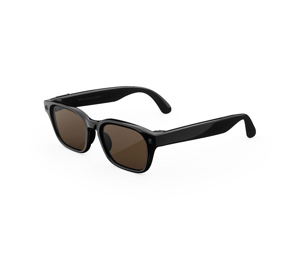 META Adventurer Smart Glasses - Classic Black, Brown Lenses