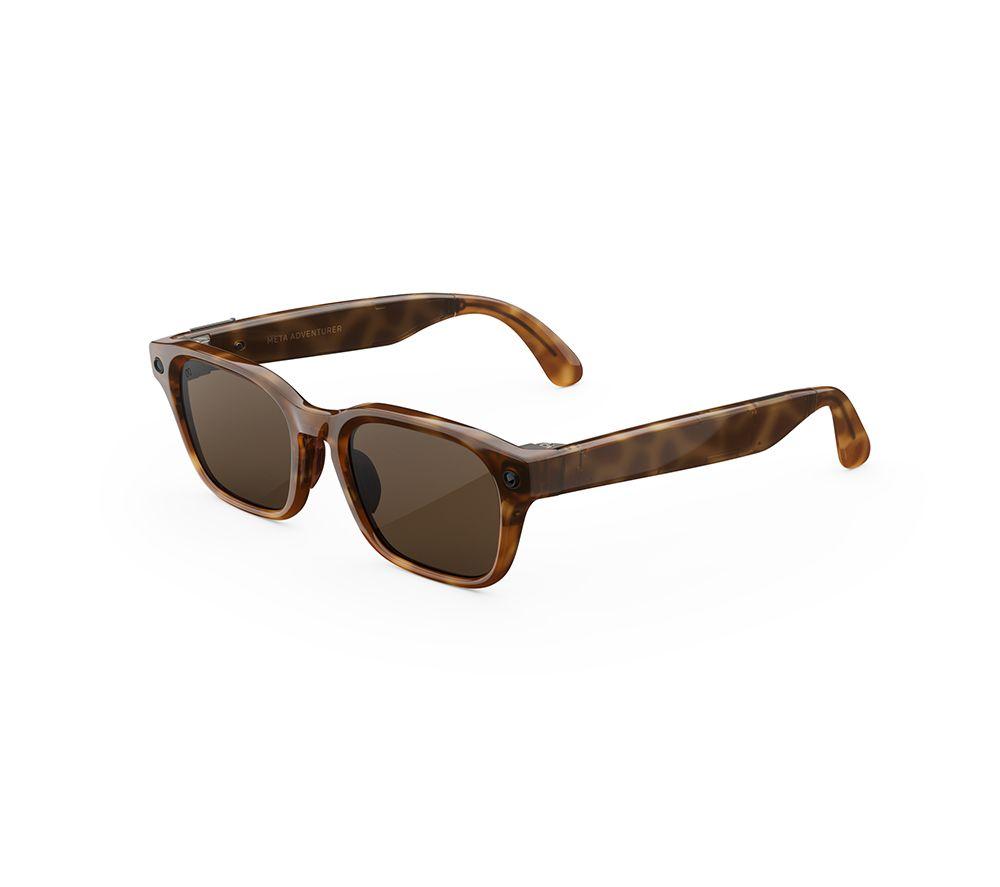 META Adventurer Smart Glasses - Classic Tortoise, Brown Lenses
