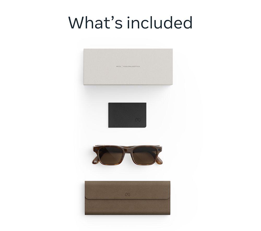 META Adventurer Smart Glasses - Classic Tortoise, Brown Lenses image number 8 of 8