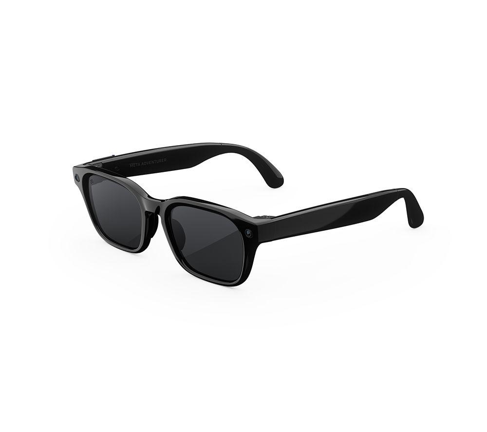 META Adventurer Smart Glasses - Classic Black, Polar Grey Lenses