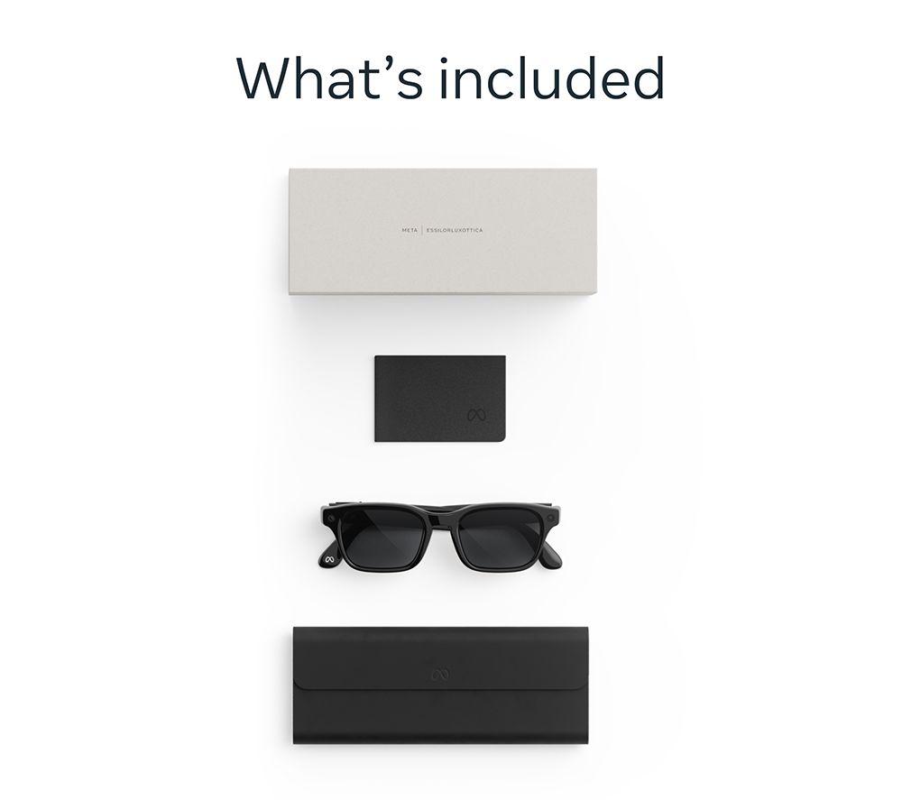 META Adventurer Smart Glasses - Classic Black, Polar Grey Lenses image number 8 of 8