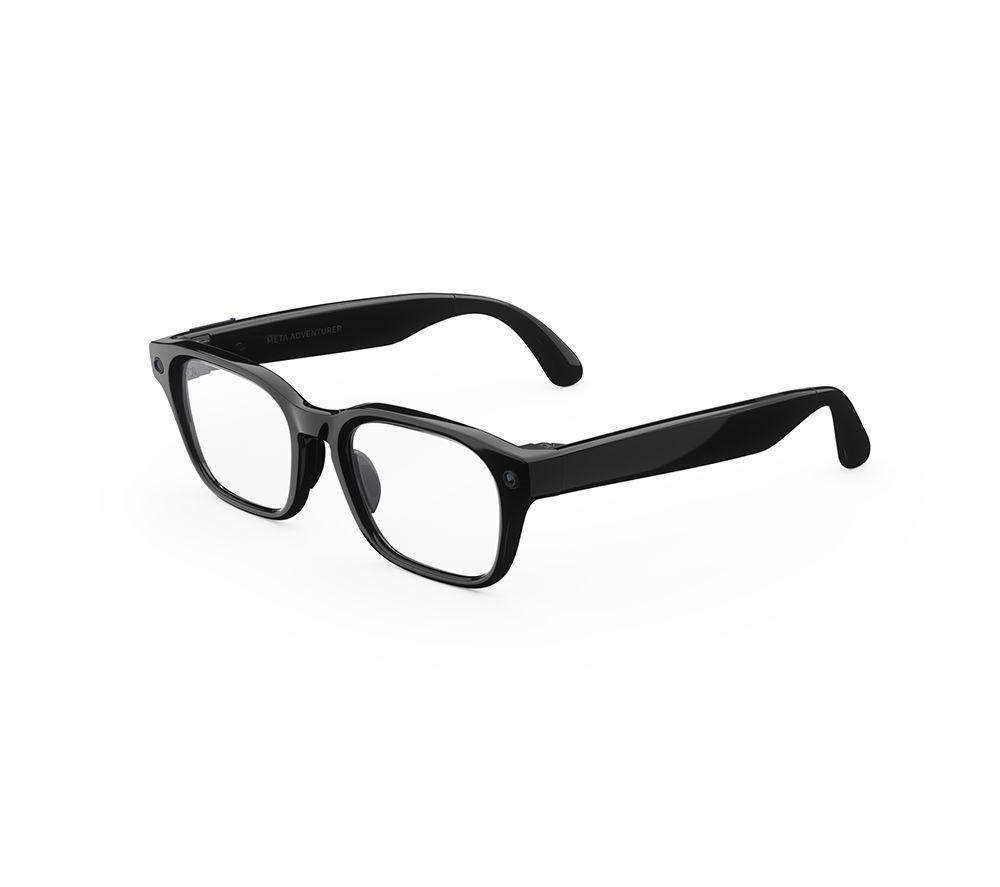 META Adventurer Smart Glasses - Classic Black, Clear to Grey Transitions Lenses