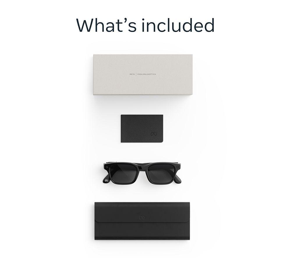 META Adventurer Smart Glasses - Classic Black, Clear to Grey Transitions Lenses image number 5 of 9