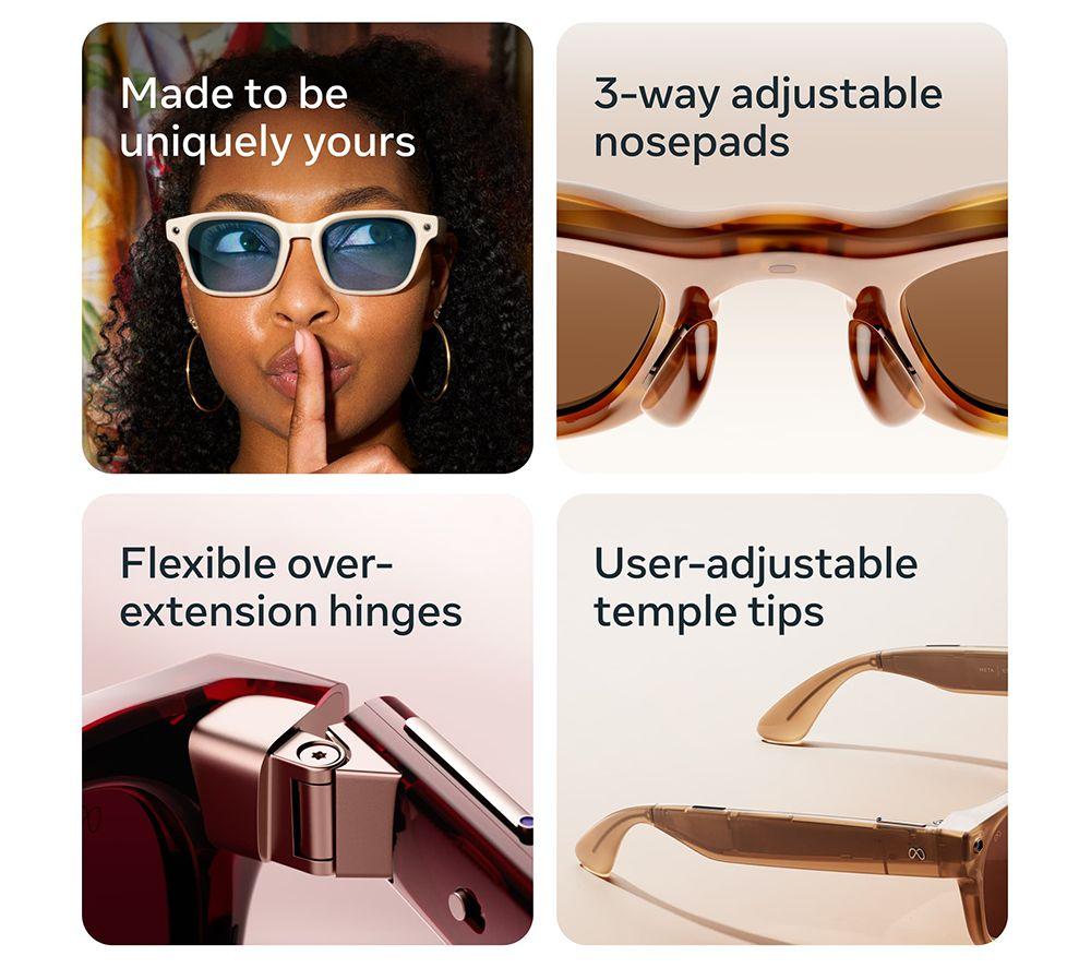 META Adventurer (Large) Smart Glasses - Classic Black, Brown Lenses image number 3 of 10