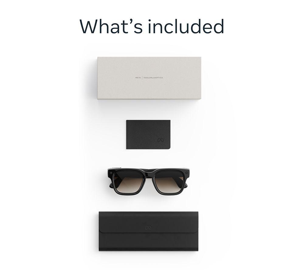 META Fury Smart Glasses - Classic Black, Brown Gradient Lenses image number 4 of 9