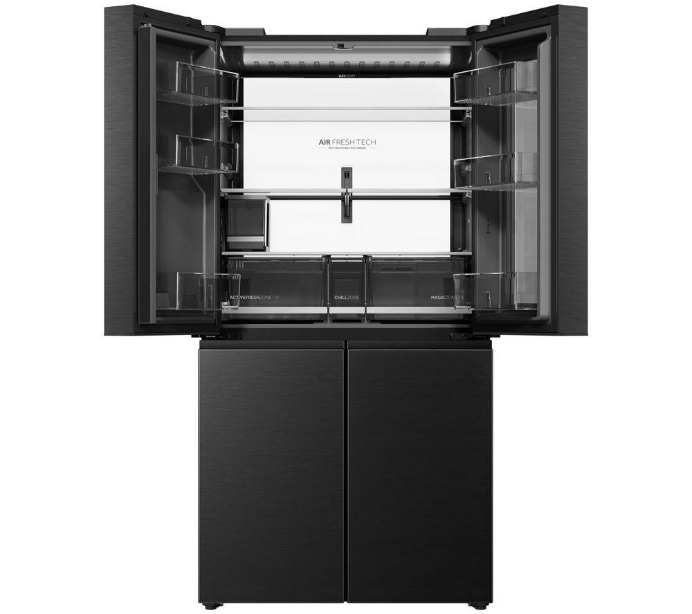 HAIER Horizon Cube Series 9 HCW99F18DHMB American-Style Smart Fridge Freezer - Obsidian Steel image number 6 of 8