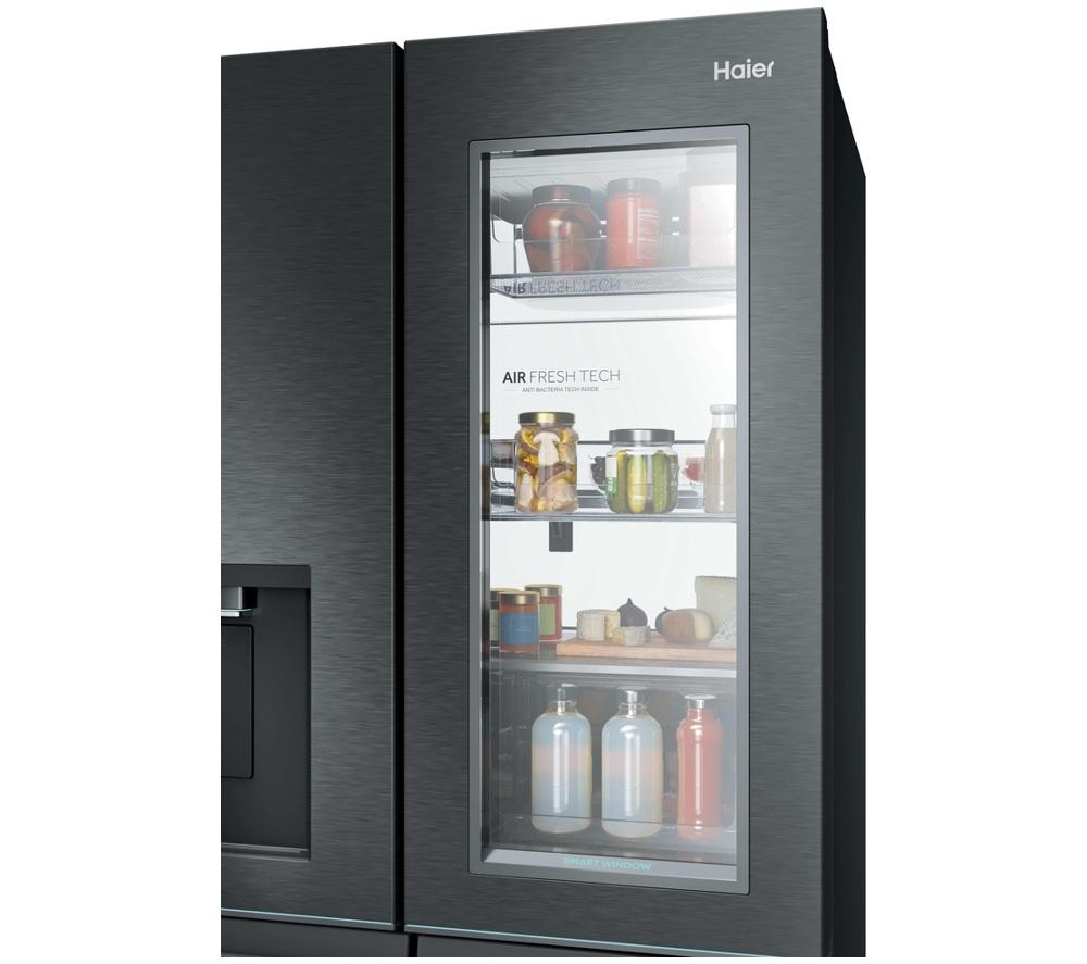 HAIER Horizon Cube Series 9 HCW99F18DHMB American-Style Smart Fridge Freezer - Obsidian Steel image number 17 of 18