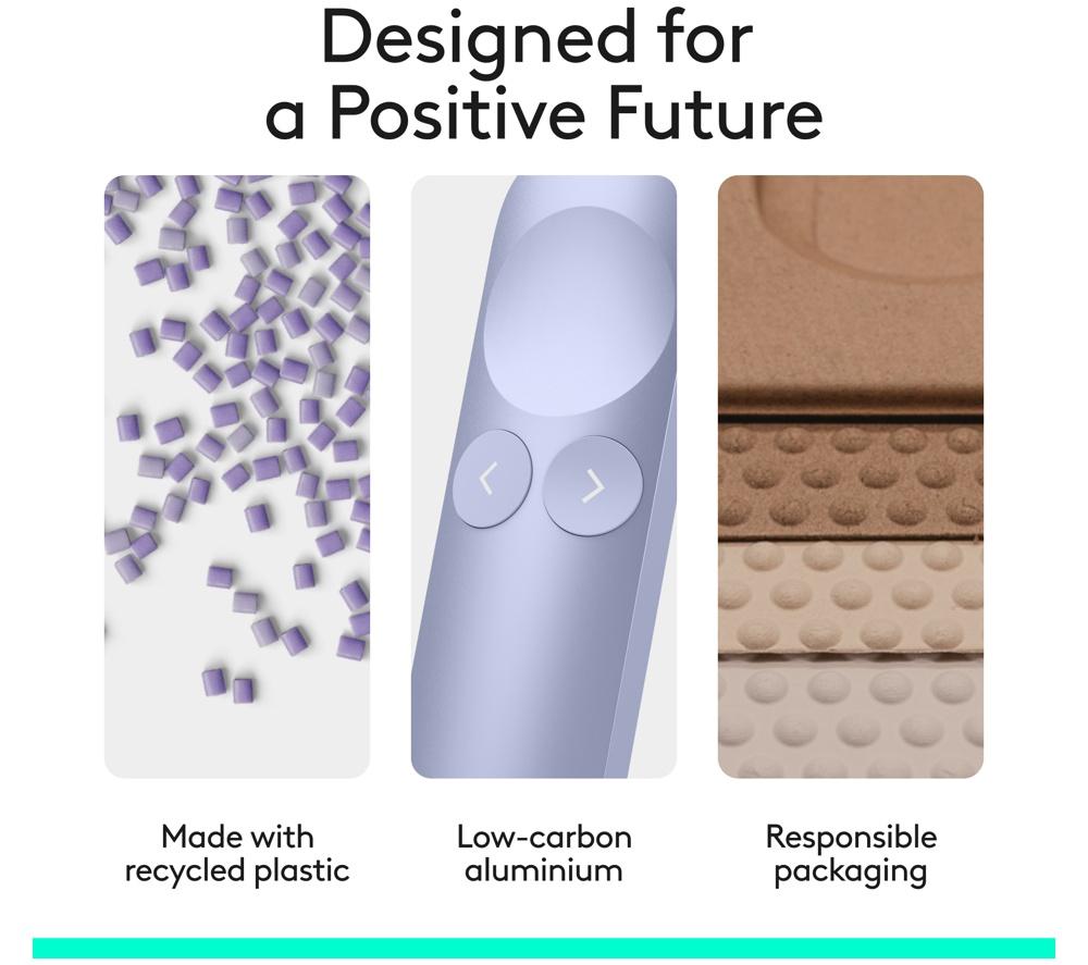 LOGITECH Spotlight 2 Wireless Presenter - Light Lilac image number 10 of 11