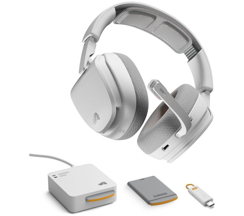 GLORIOUS GHS InfinitePlay RGB Gaming Headset - White image number 2 of 7