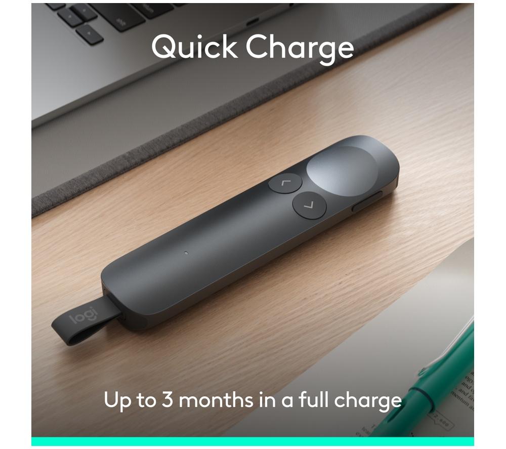 LOGITECH Spotlight 2 Wireless Presenter - Graphite image number 8 of 11