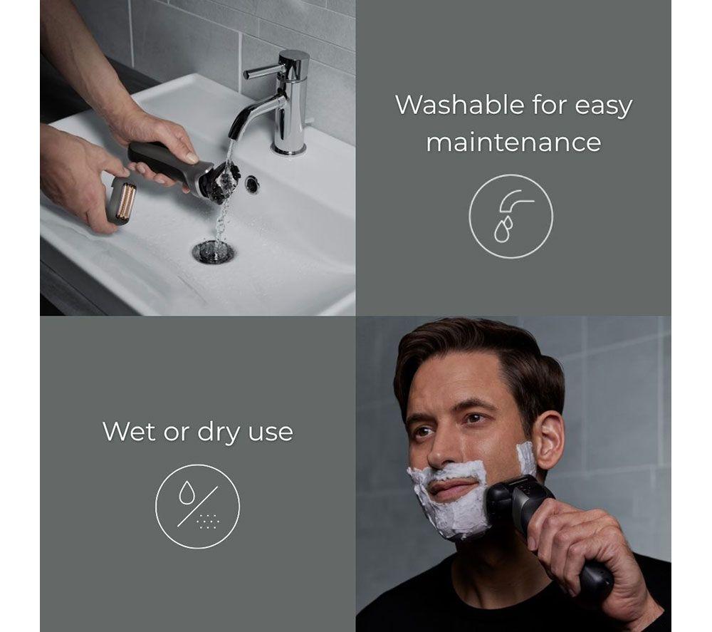 PANASONIC Series 900 5-Blade Wet & Dry Foil Shaver - Black image number 5 of 6