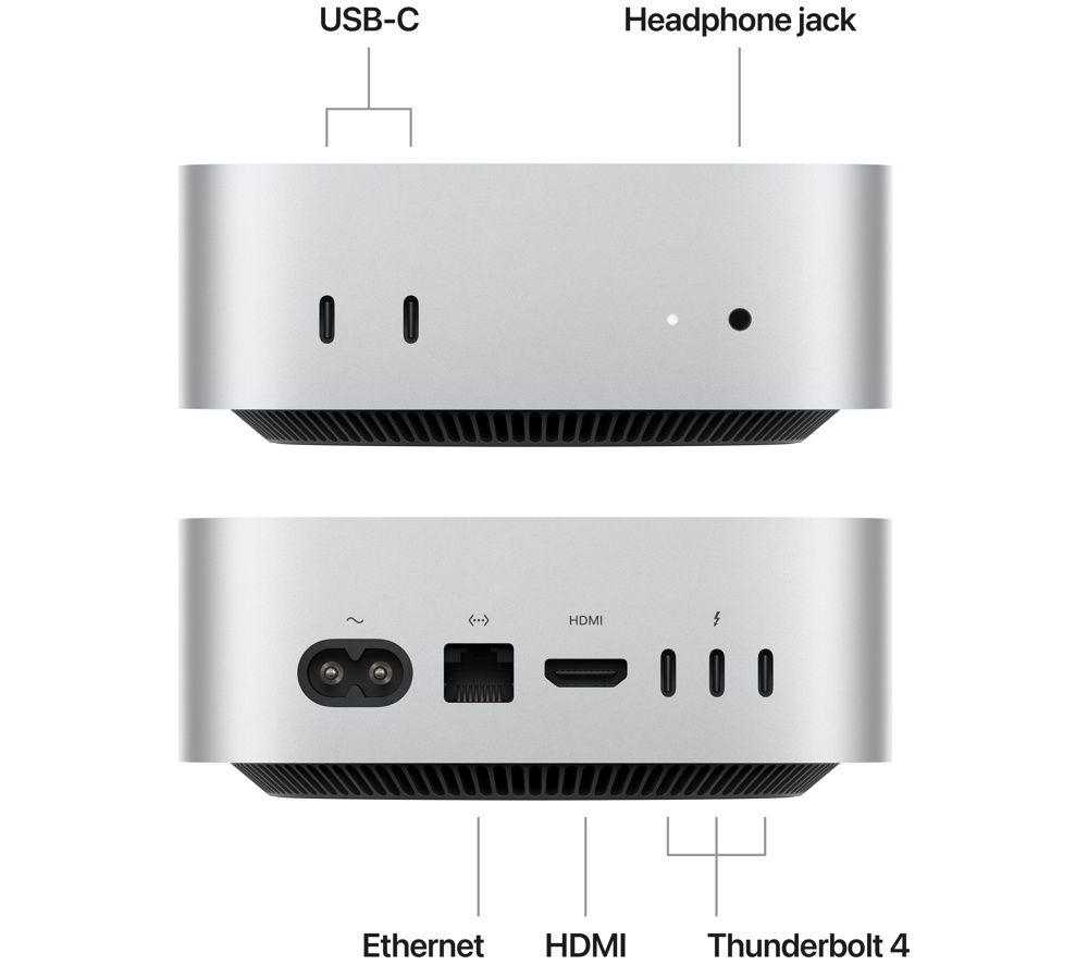APPLE Mac mini (2026) - M4, 1 TB SSD, Silver image number 7 of 7