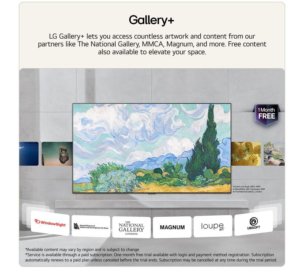LG LX7 55" QNED Mini LED 4K Smart Gallery TV AI with Frame 2026 - 55LX7B6LA image number 7 of 7