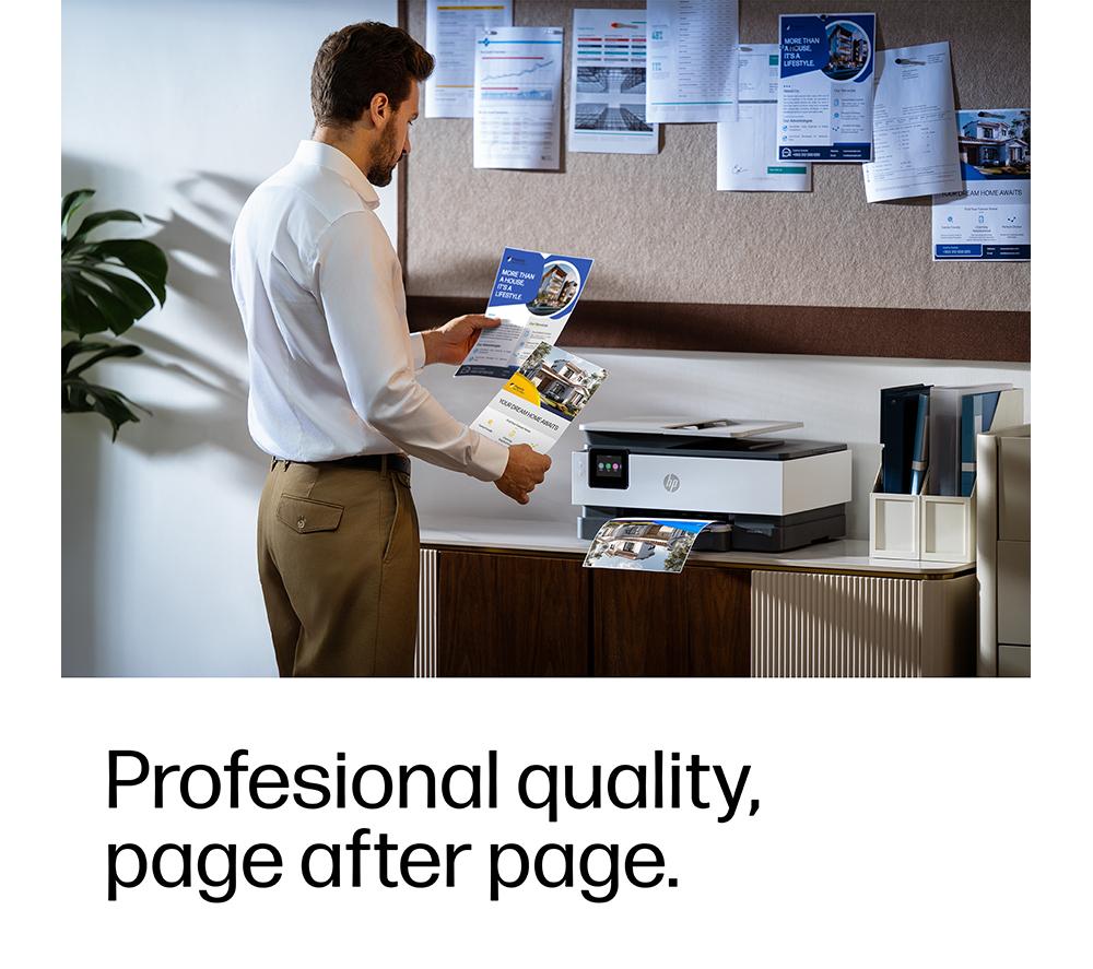 HP OfficeJet Pro 8124 All-in-One Wireless Inkjet Printer with Instant Ink image number 7 of 20