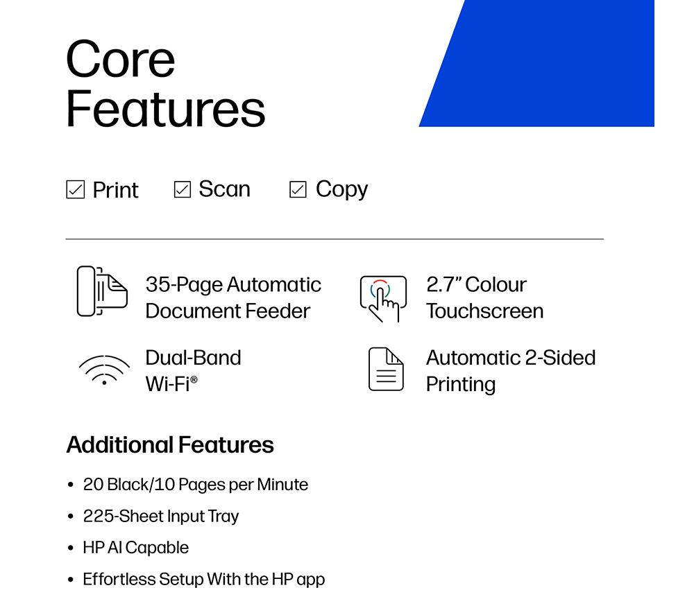 HP OfficeJet Pro 8124 All-in-One Wireless Inkjet Printer with Instant Ink image number 8 of 20