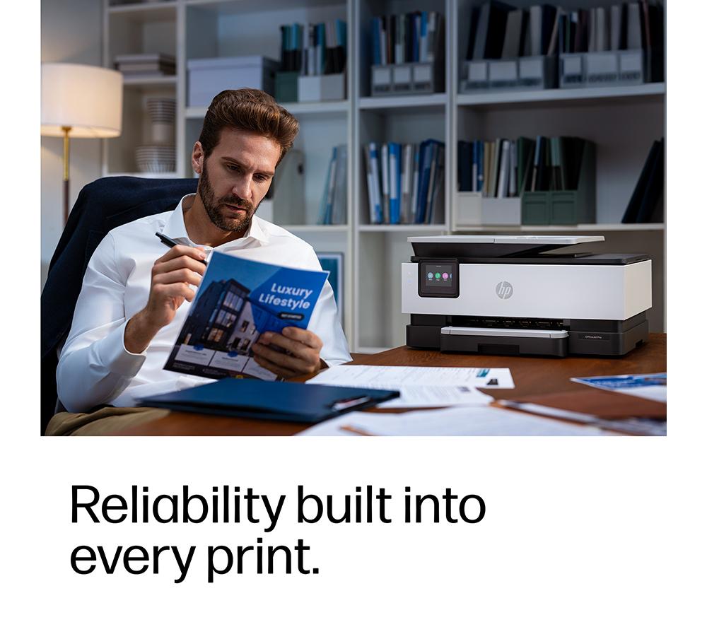 HP OfficeJet Pro 8124 All-in-One Wireless Inkjet Printer with Instant Ink image number 9 of 20