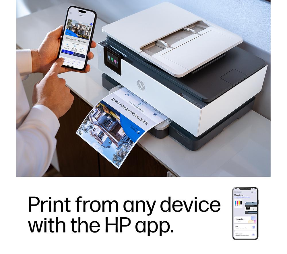 HP OfficeJet Pro 8124 All-in-One Wireless Inkjet Printer with Instant Ink image number 10 of 20