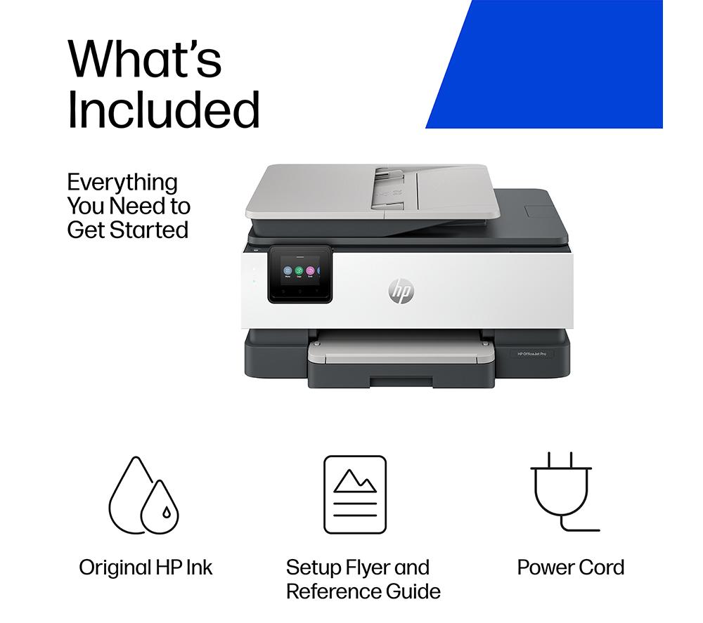 HP OfficeJet Pro 8124 All-in-One Wireless Inkjet Printer with Instant Ink image number 13 of 20