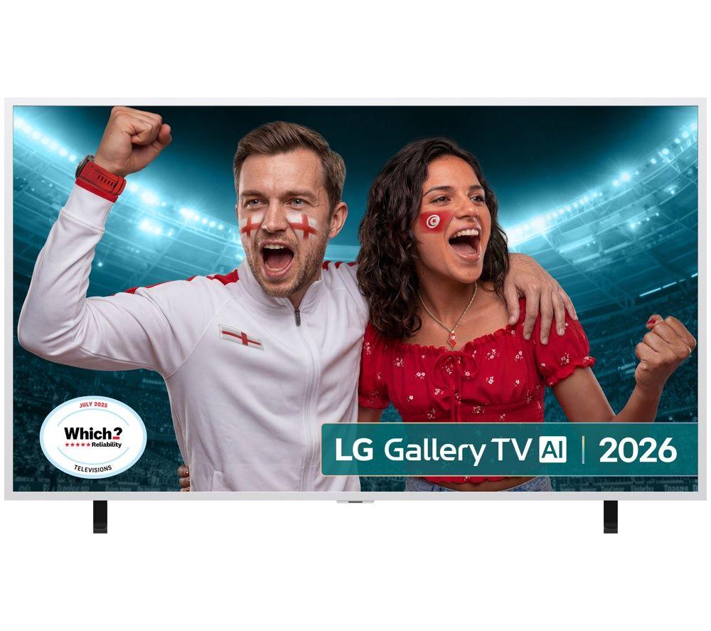 65" Lg LX7  QNED Mini LED 4K Smart Gallery TV AI with Frame 2026 - 65LX7B6LA, White