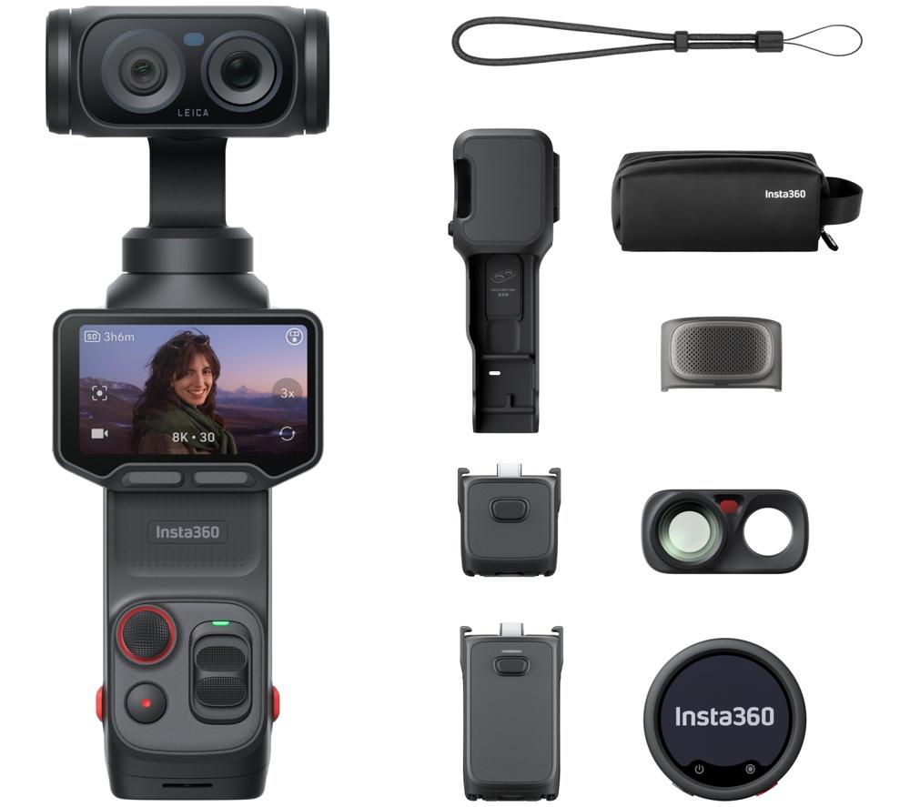 INSTA360 Luna Ultra Creator 8K Action Camera Bundle - Black