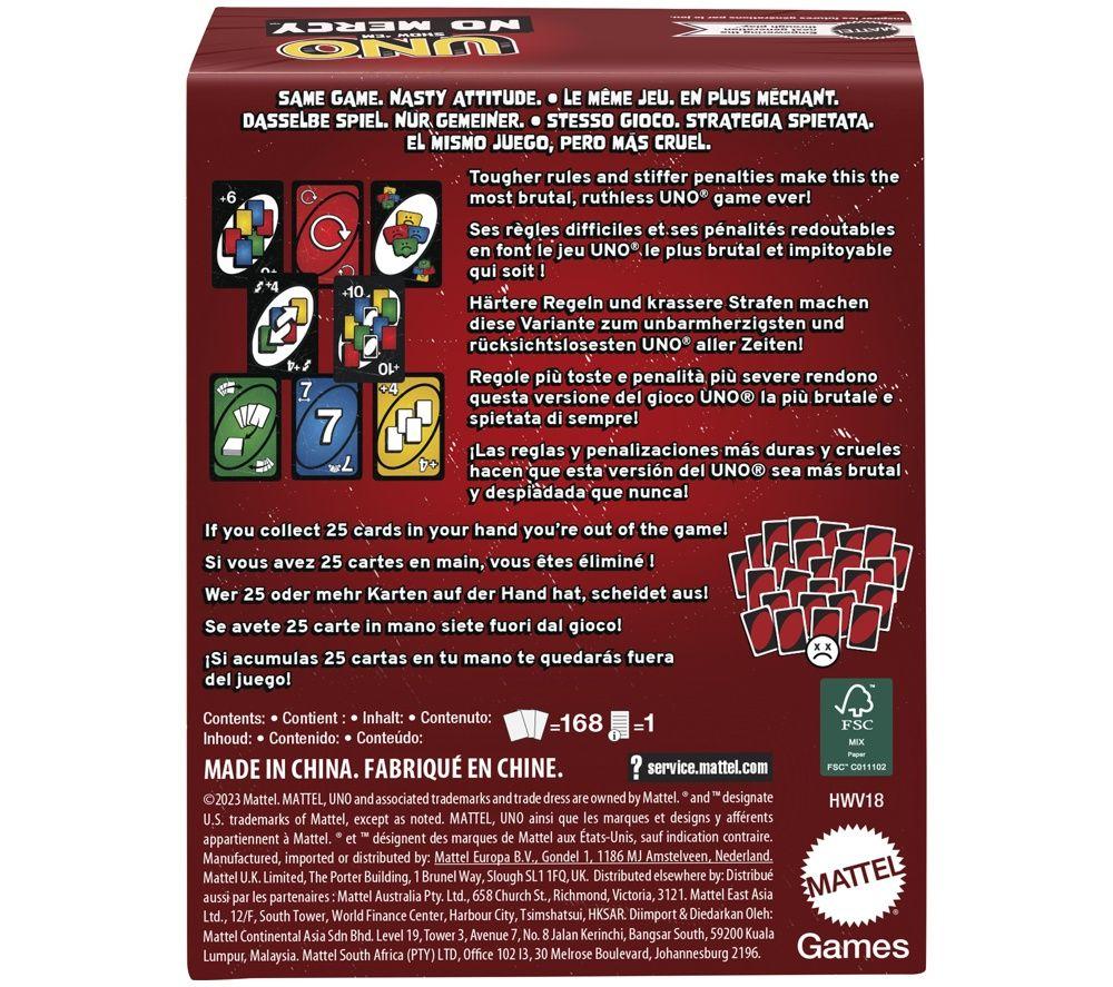 MATTEL UNO Show-em No Mercy Card Game image number 6 of 6