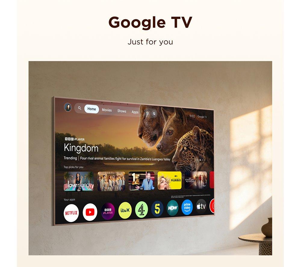 TCL NXTVISION A400 Pro 75" QLED 4K HDR Smart Google TV - 75A400 PRO-UK image number 12 of 18