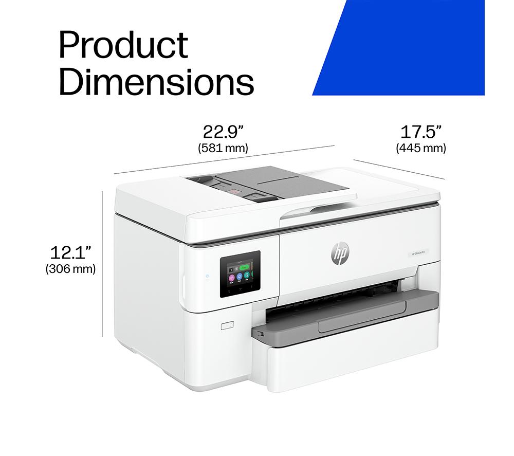 HP OfficeJet Pro 9720 All-in-One Wireless A3 Inkjet Printer image number 12 of 21