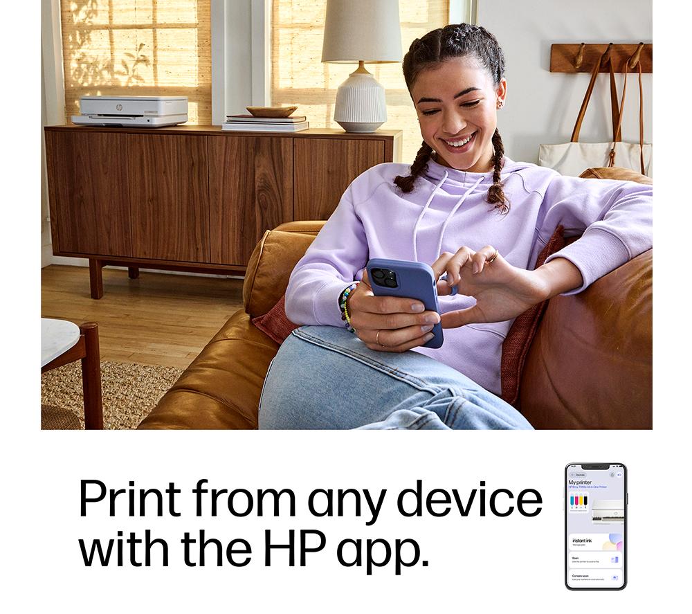 HP Envy 6132 All-in-One Inkjet Wireless Printer image number 10 of 21