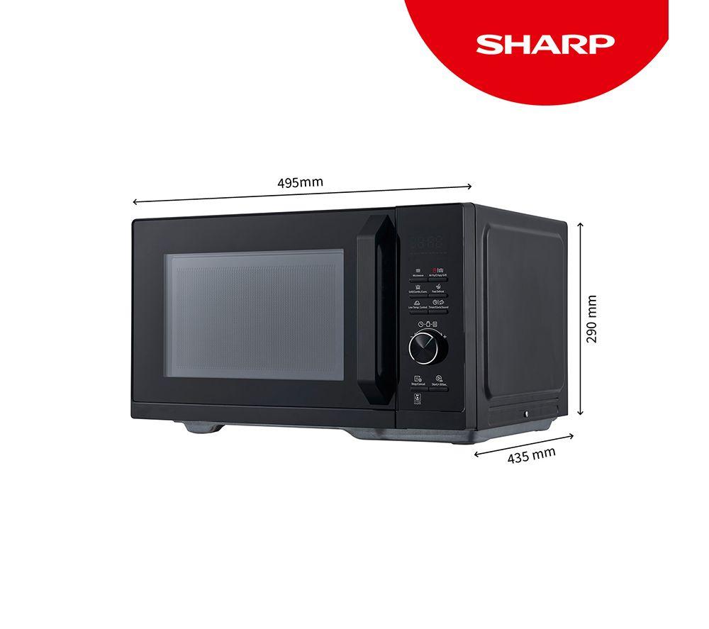 SHARP RCA271TB-UK Air Fry Combination Microwave - Black image number 2 of 14