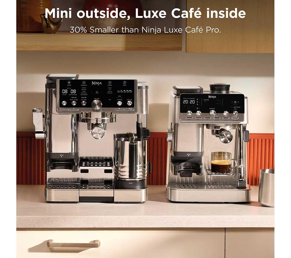 NINJA Luxe Caf&eacute; Mini Plus ES352UK Bean to cup Coffee Machine - Stainless Steel image number 9 of 10