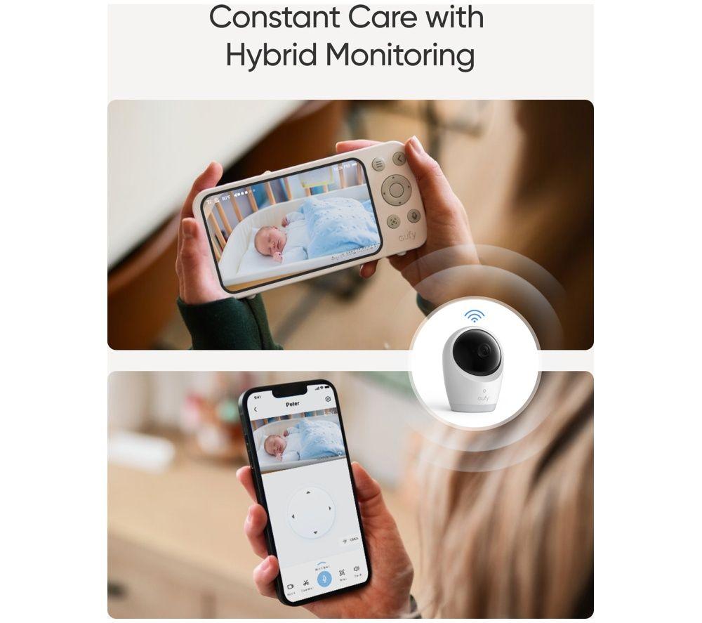 EUFY E8354221 Video Baby Monitor - White image number 3 of 5