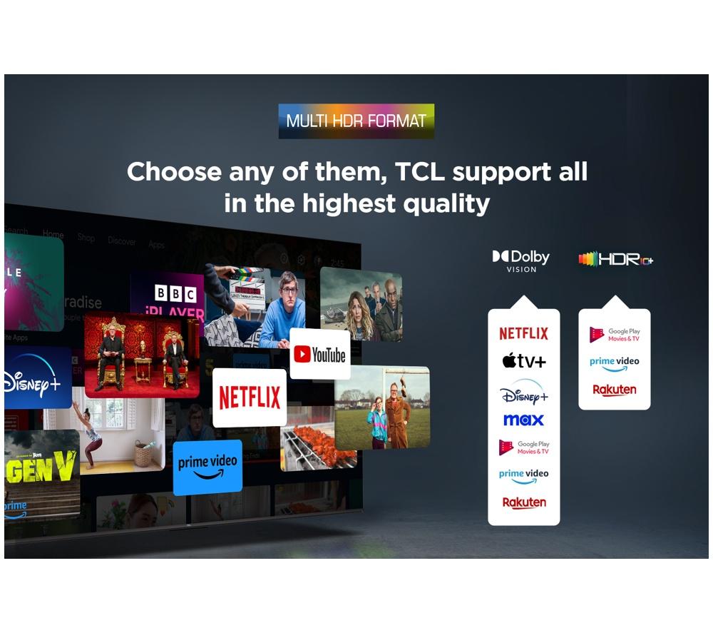TCL P7L 50" QLED 4K HDR Smart Google TV 2026 - 50P7L-UK image number 10 of 16