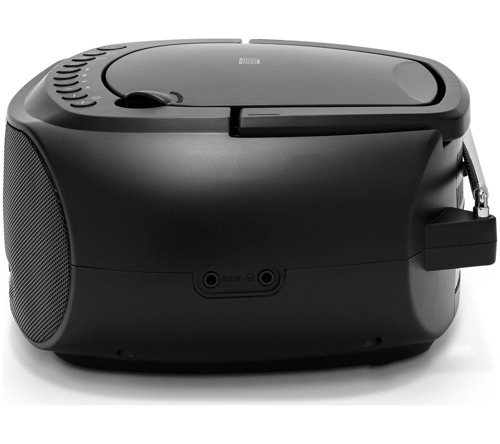 ROBERTS ORTUS4BK Portable DAB+/FM Bluetooth Clock Radio &ndash; Black image number 3 of 8