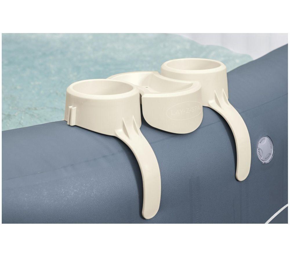 LAY-Z-SPA Drinks Holder - Cream image number 3 of 4