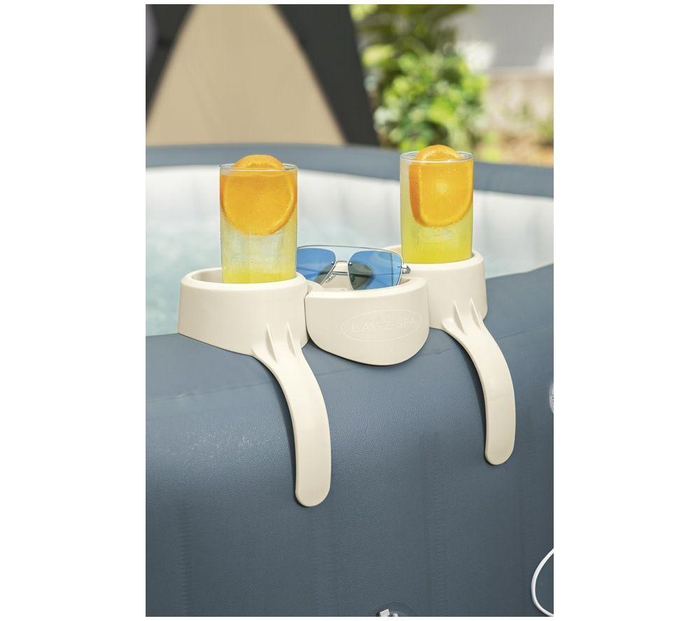 LAY-Z-SPA Drinks Holder - Cream image number 4 of 4