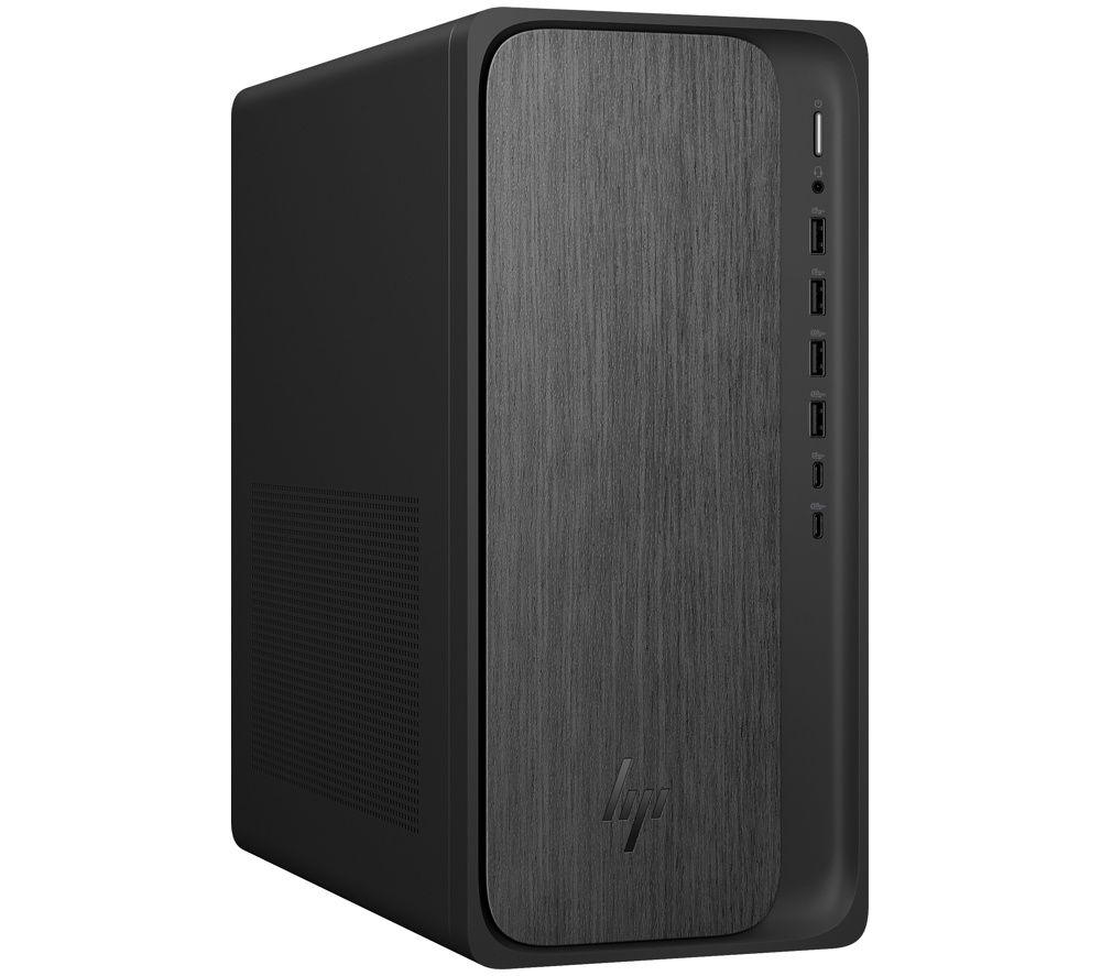 HP OmniDesk M02-0008na Desktop PC - AMD Ryzen 3, 256 GB SSD, Grey Wood image number 2 of 4