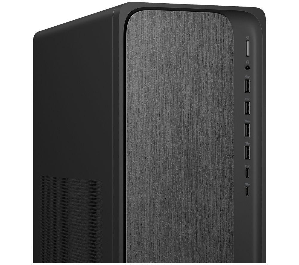 HP OmniDesk M02-0008na Desktop PC - AMD Ryzen 3, 256 GB SSD, Grey Wood image number 3 of 4
