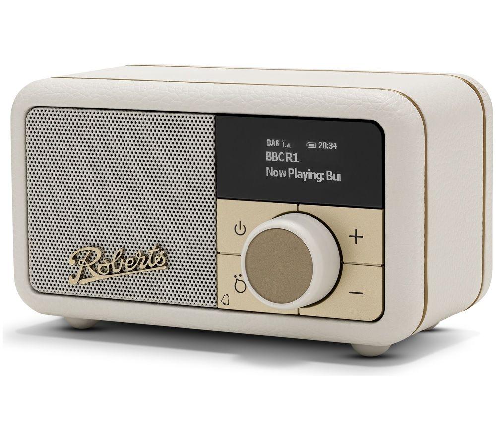 ROBERTS Revival Petite 2 DAB+/FM Retro Bluetooth Radio - Pastel Cream image number 4 of 8