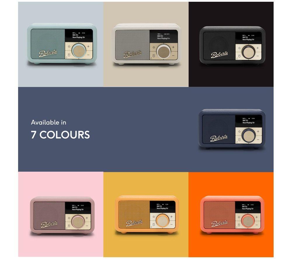 ROBERTS Revival Petite 2 DAB+/FM Retro Bluetooth Radio - Pastel Cream image number 8 of 8
