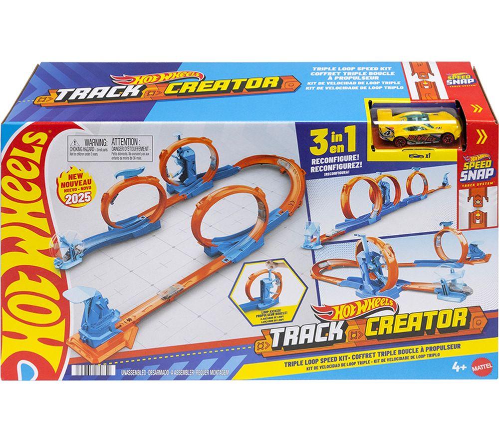 HOT WHEELS Track Creator Triple Loop Frenzy Kit image number 4 of 5