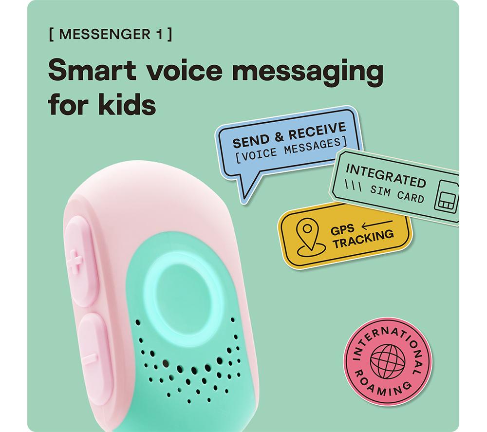KARRI Messenger 1 Instant Voice Messenger - Pink & Turquoise image number 2 of 6