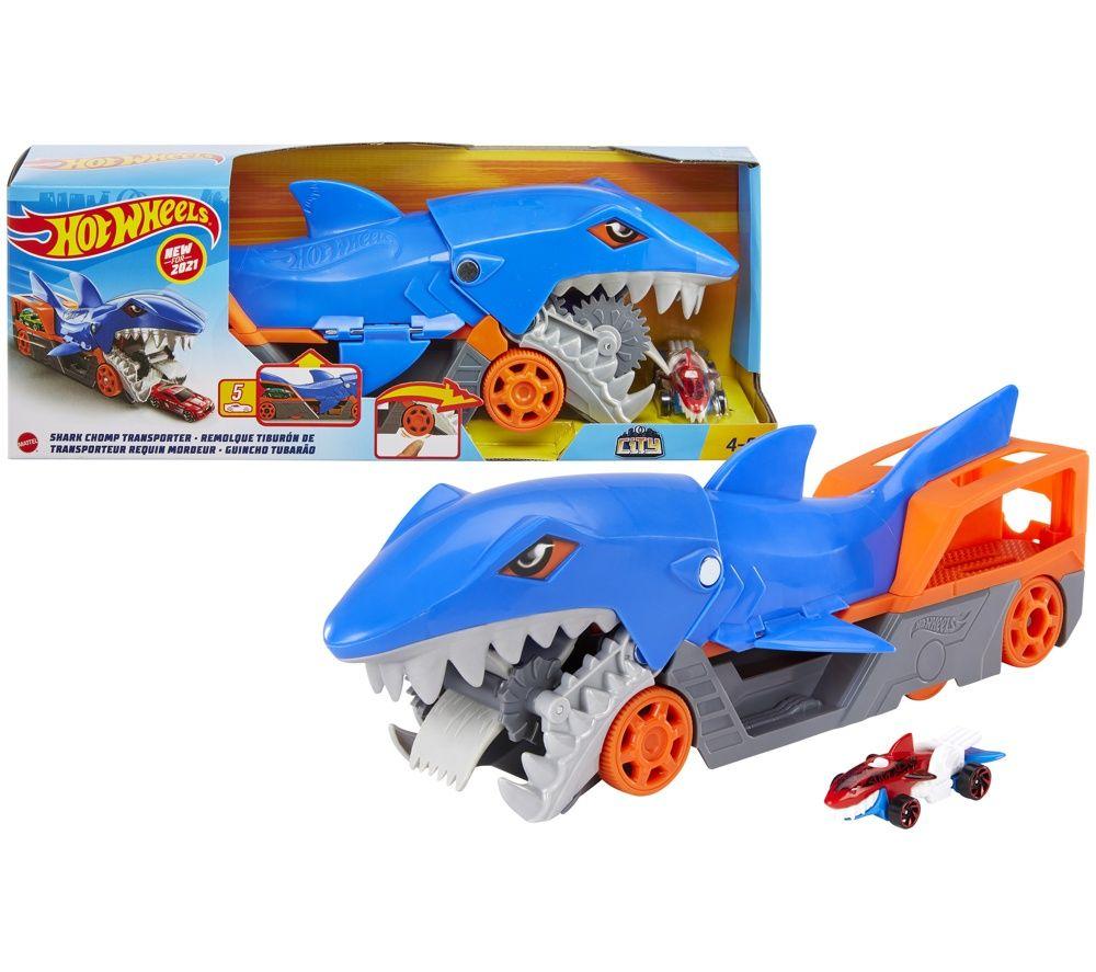 HOT WHEELS City Shark Chomp Transporter Playset image number 3 of 4