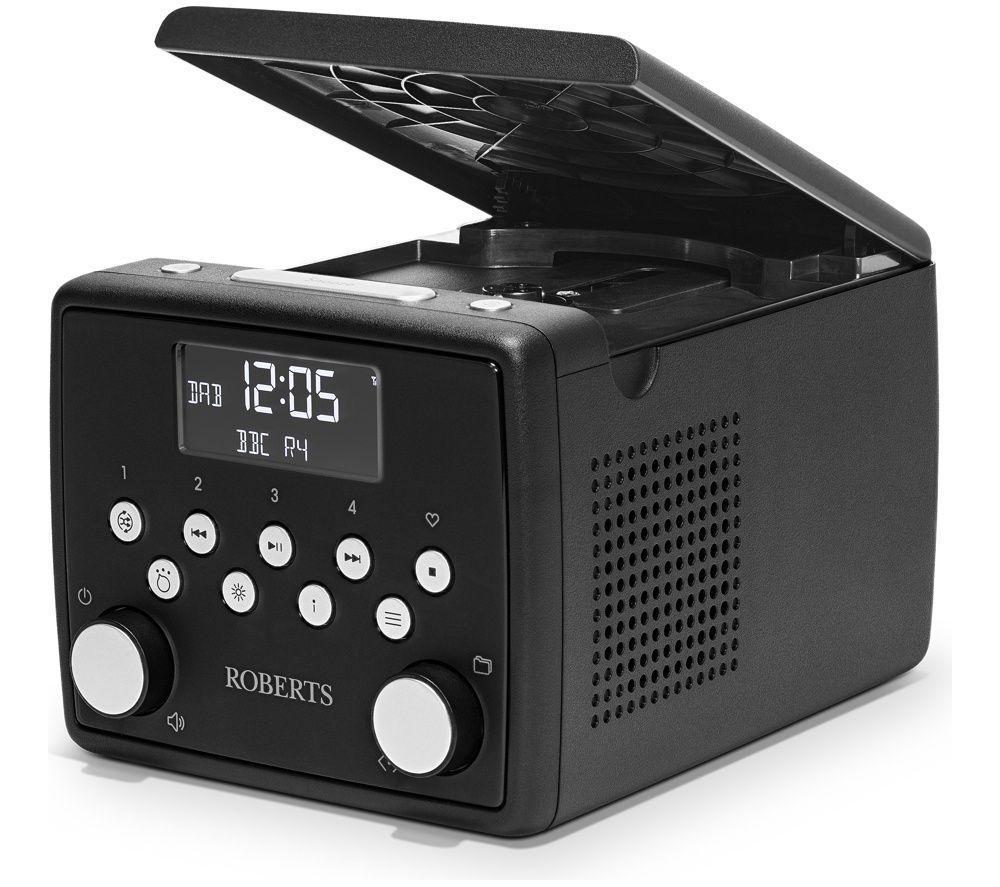 ROBERTS Sound 49 DAB+/FM Bluetooth Clock Radio - Black image number 3 of 9