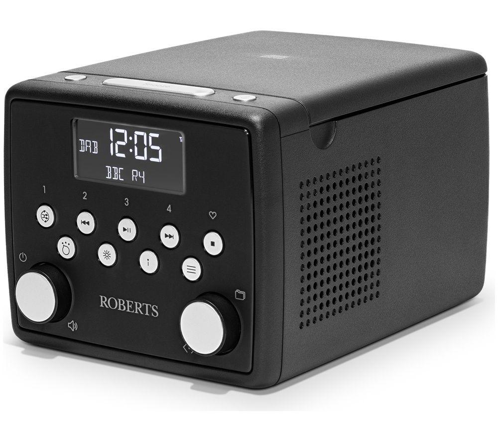 ROBERTS Sound 49 DAB+/FM Bluetooth Clock Radio - Black image number 4 of 9