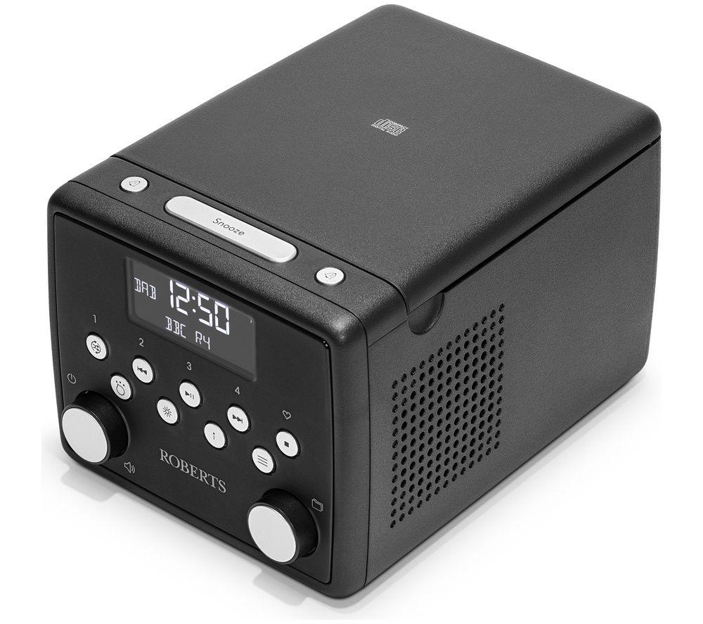 ROBERTS Sound 49 DAB+/FM Bluetooth Clock Radio - Black image number 5 of 9