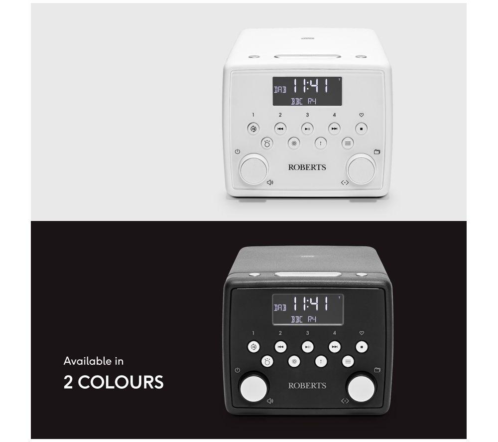 ROBERTS Sound 49 DAB+/FM Bluetooth Clock Radio - Black image number 9 of 9