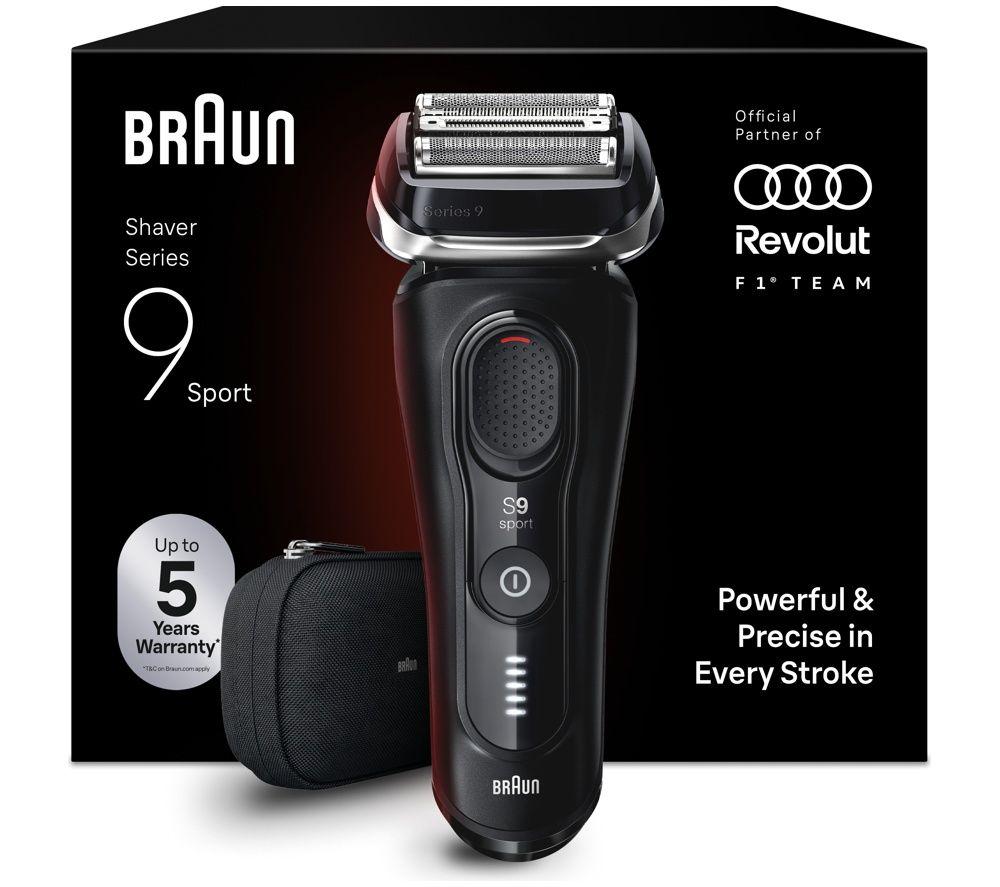 BRAUN Series 9 Sport S9110s Wet & Dry Shaver - Black image number 2 of 7