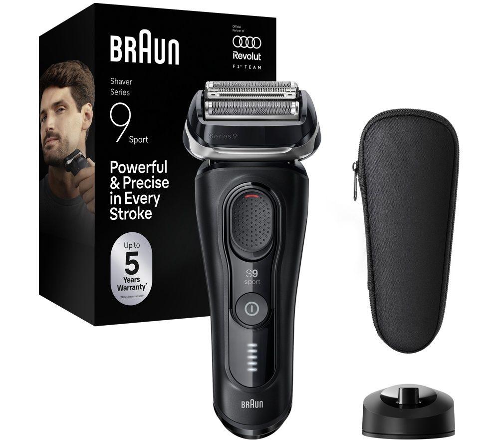 BRAUN Series 9 Sport S9110s Wet & Dry Shaver - Black image number 3 of 7