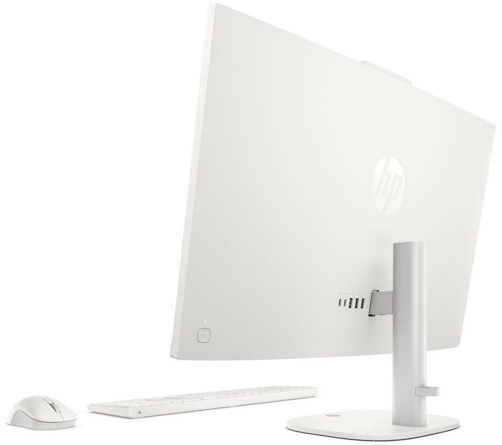 HP OmniStudio 27-cu0005na 27" All-in-One PC - Intel&reg; Core&trade; Ultra 3, 512 GB SSD, White image number 4 of 6